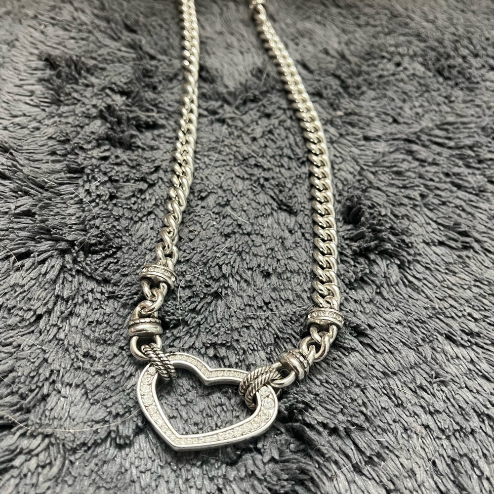 Brighton Urban Lights Elegant Silver Heart Necklace